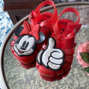 Mini Melissa red mini mouse size 9